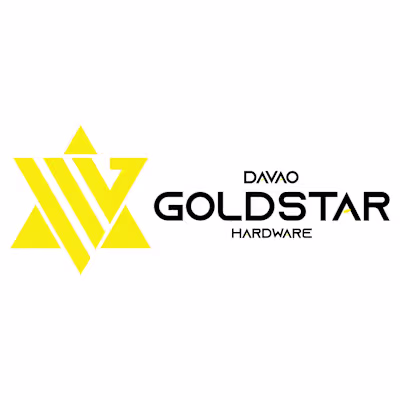 WV Davao Goldstar Hardware Logo Design