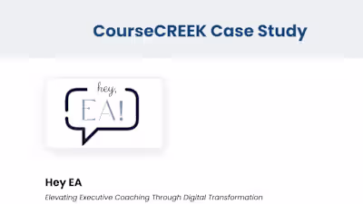 CourseCREEK Case Study - HeyEA