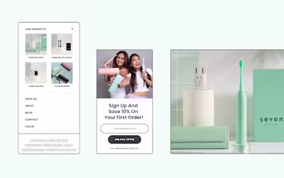 Seven Oral Care - Website Design