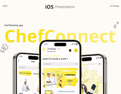 IOS Presentation - Chef Booking App on Behance