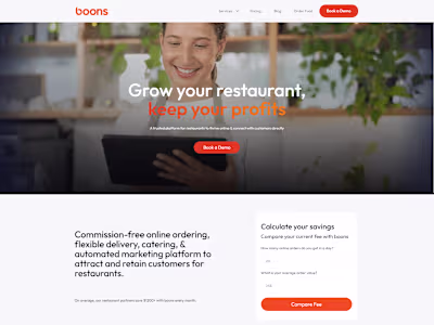 Boonnss | Figma to Webflow Website Development