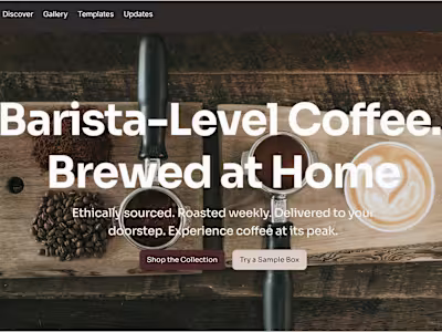 Framer Built Ladning Page