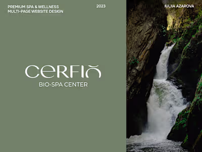 Premium SPA & Wellness Multi-Page Website Design