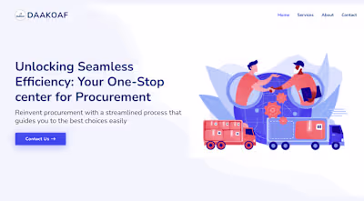 Website Development for Procurement solution company