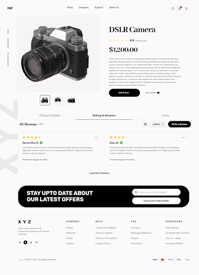 Designed a clean and conversion-focused