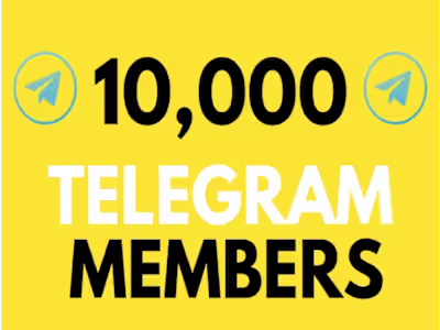 get 1000 non-drop telegram members for channel or group