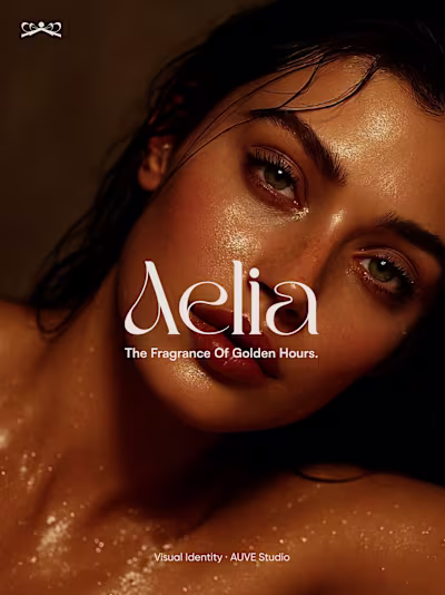 AELIA Perfume Brand Visual Identity