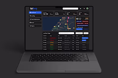 OptiRoute — Fleet Management Dashboard