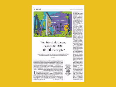 Berliner Zeitung - editorial illustration