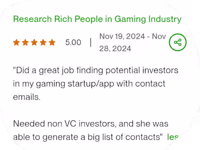 Pre-seed funding for gaming/lottery analytics App