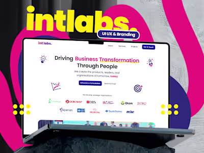 UI/UX & BRANDING | Intlabs - Innovate. Lead. Impact.
