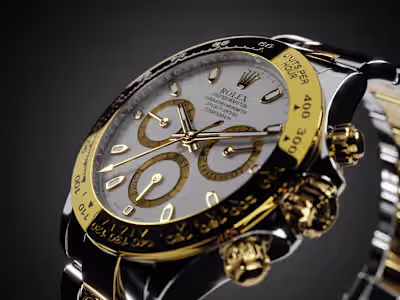 Realistic 3D Render of Luxury Watch