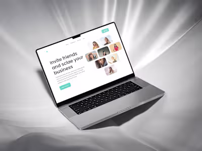 Referral Landing Page – Invite
