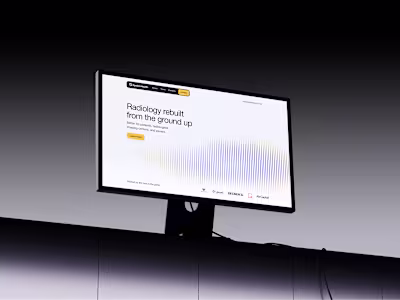 Epsilon Health hero section design.