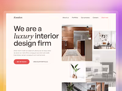 Komfert — Web Design & Webflow Development