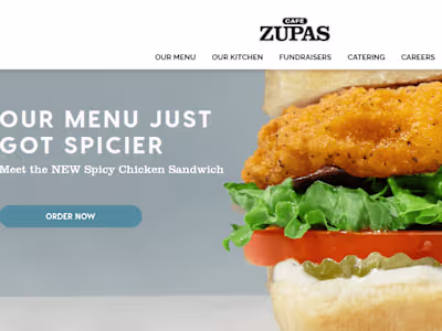Cafe Zupas / USA food chain