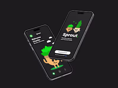 Sprout Mental Health UI / UX Design