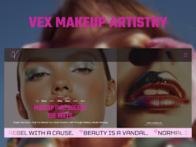 Vex Makeup Artistry Portfolio