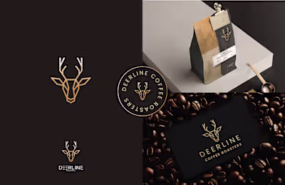 Custom Coffee & Café Logo and Complete Brand Identity Design