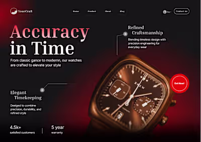 YourCraft- Luxury Landing Page