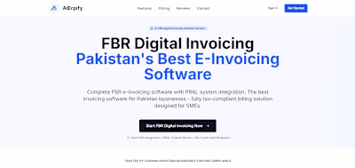Aierpify – FBR-Compliant Invoice Management Platform