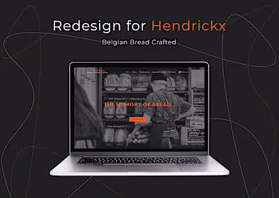 Hendrickx bakery | Redesign concept on Behance
