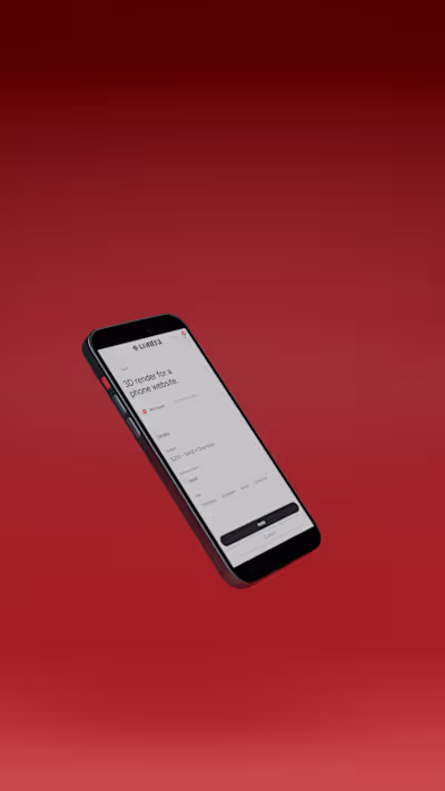 iPhone 3D Renders Examples