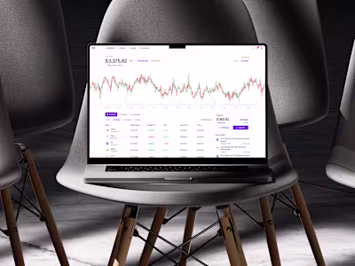 Crypto Dashboard Redesign