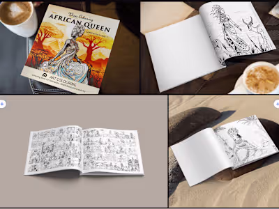 Full Spectrum Colouring Book Cover Design