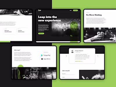 Leap / Website Design