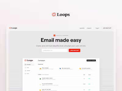 Loops – Web Design & Webflow Build
