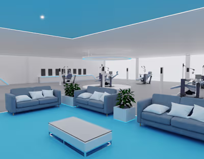 3D Interior design: Foquim Dental 
