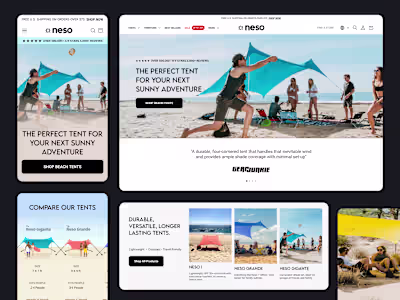 Neso - Shopify Store and Landing pages