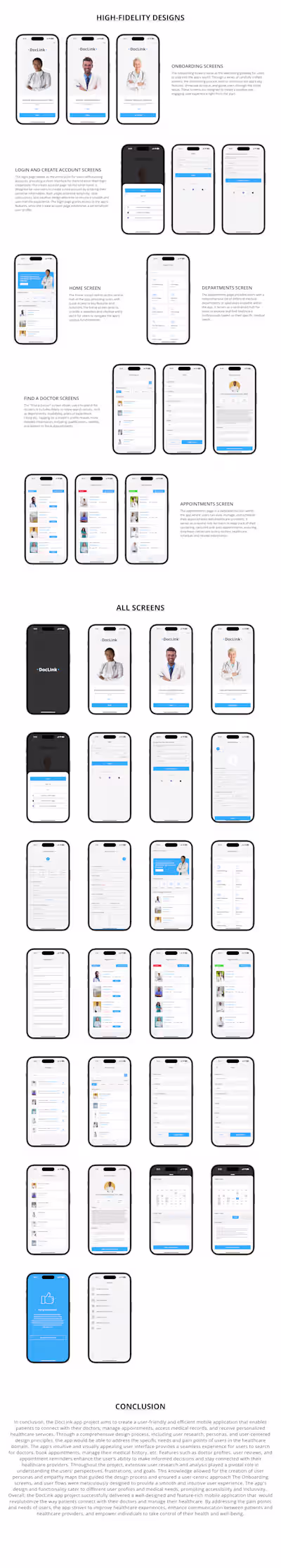 DocLink- UI/UX Case study on Behance