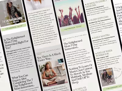 Landing Page: 7 Day Immersion Sales Page