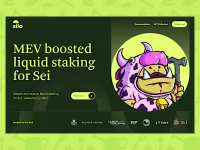 Silo: UI design for liquid staking protocol