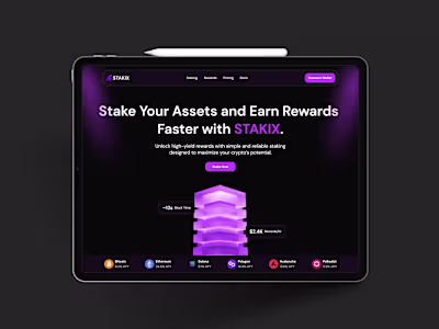 Crypto Staking Platform

Today I worked