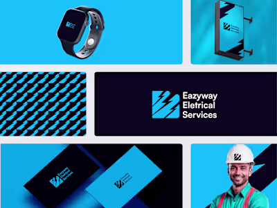 Logo and Brand Identity Design for Easyway Electrical Services