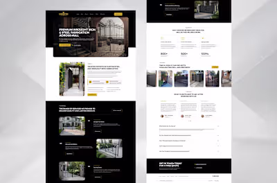 Premium Website Design & Development for GB Wrought Iron
