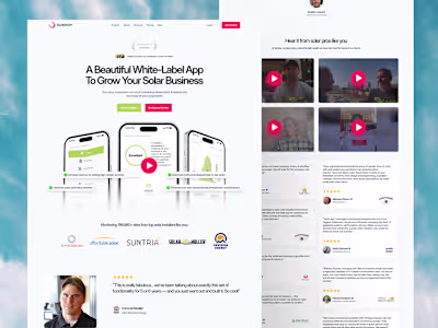 Sunvoy Landing Page Revamp