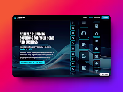 True Blue - Plumbing Website Template