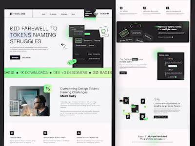 SaaS Landing page Cool Design