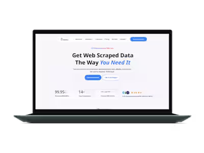 Datahut Website Redesign When I started working on the Datah...
