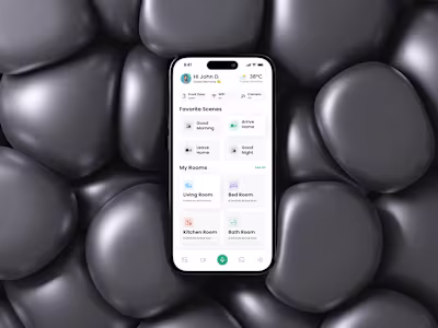 Smart Home Mobile App UI