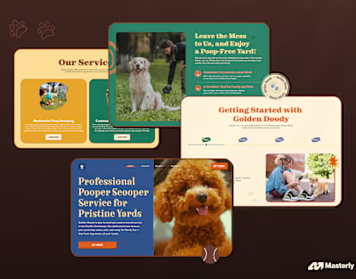 Responsive UI&UX Design for Pet Brand Website