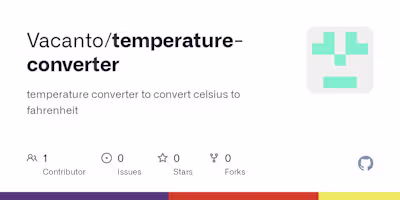 Vacanto/temperature-converter
