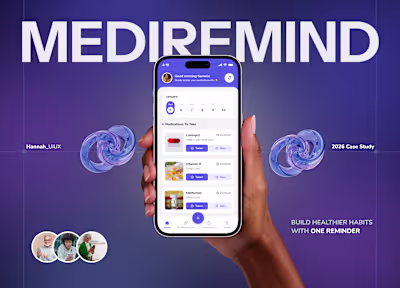 MediRemind- Medication Reminder Application Design
