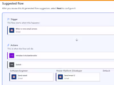 Power Automate (without Automated Flow) Portfolio
