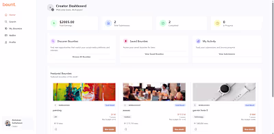 Lead Developer for Bount Platform