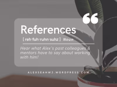 Personal References